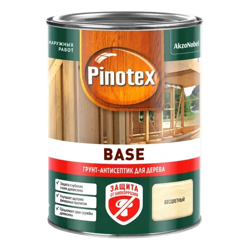 PINOTEX BASE Грунт для древесины (1 л)