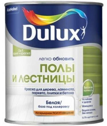 Краска LUXIUM ПОЛЫ и ЛЕСТНИЦЫ п/глянц. BW 2 л