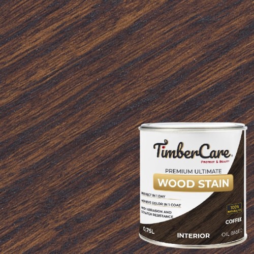 Тонирующее масло TimberCare Wood Stain (цвет: Кофе/ Coffee), банка 0,75л