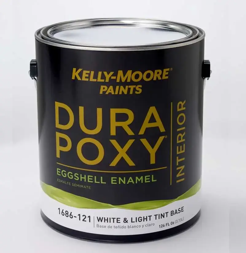 Краска антивандальная интерьерная KELLY-MOORE DuraPoxy (цвет: white base eggshell), банка 3,78л