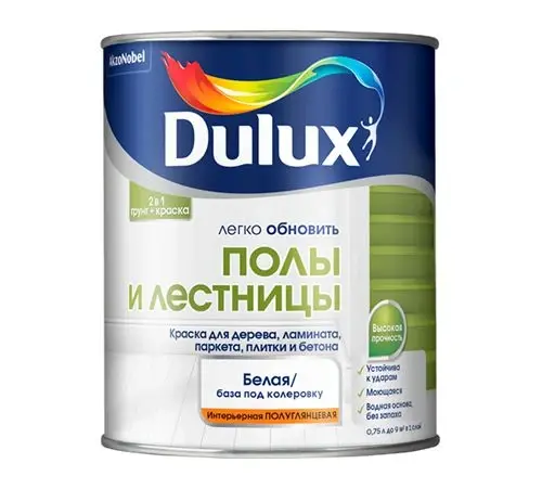 Краска LUXIUM ПОЛЫ и ЛЕСТНИЦЫ п/глянц. BW 0,75 л