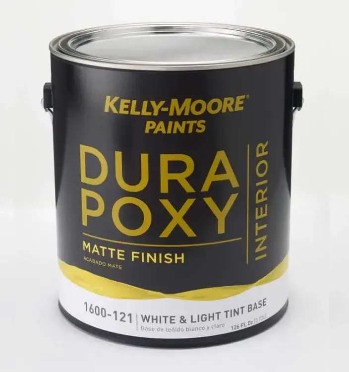 Краска антивандальная интерьерная KELLY-MOORE DuraPoxy (цвет: white base, matte), банка 3,78л
