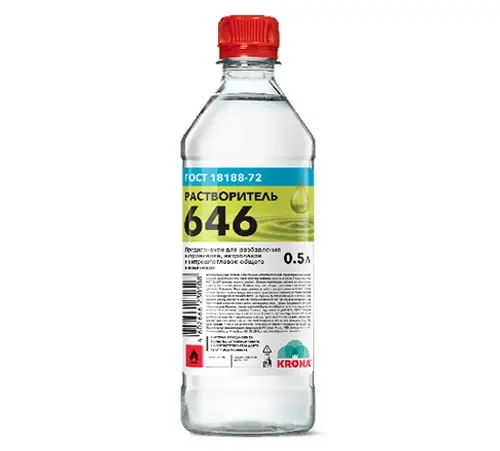 КРОНА Растворитель 646, 0,5 л