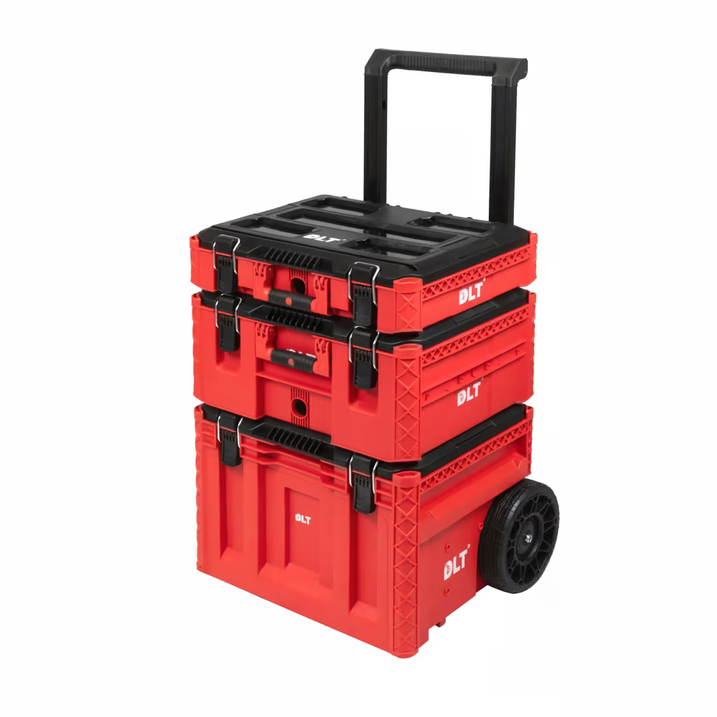 4050 Система хранения инструментов №1 DLT, серия RED PRO (кейс №5, кейс №4, кейс-тележка №2)