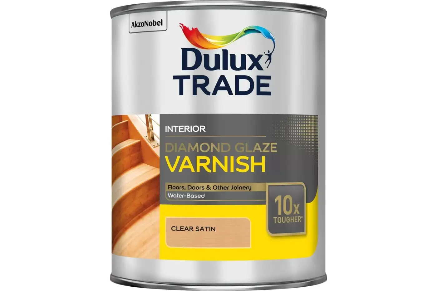 DULUX Лак паркетный DIAMOND GLAZE водный п/матовый 2,5 л. п/з
