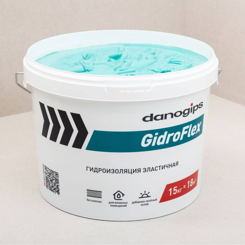Danogips GidroFlex гидроизоляция  эластичная 15кг (33)