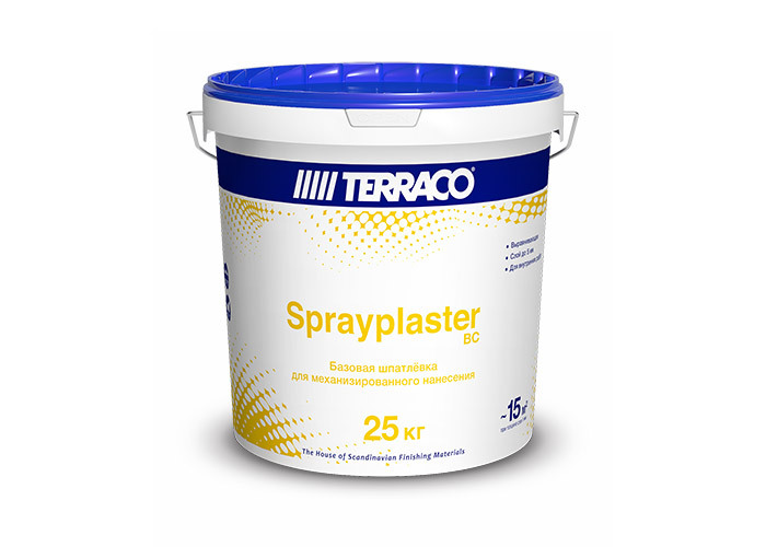 Terraco шпатлевка Sprayplaster BC 25кг