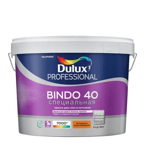 7010387 LUXIUM Краска в/д Professional BINDO 40 полуглянцевая BW 4,5 л