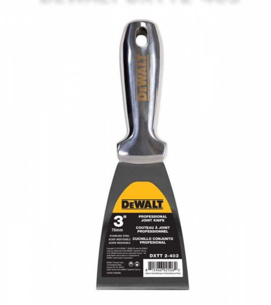 DeWalt шпатель All Stainless цельнолитой из нержавеющей стали арт DXTT 2-403