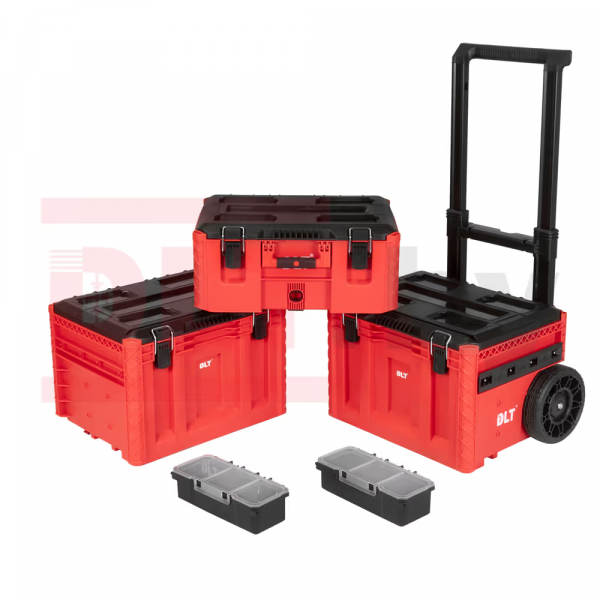 4057 Система хранения инструментов №2 DLT, серия RED PRO (кейс №2, кейс №4, кейс-тележка №2)