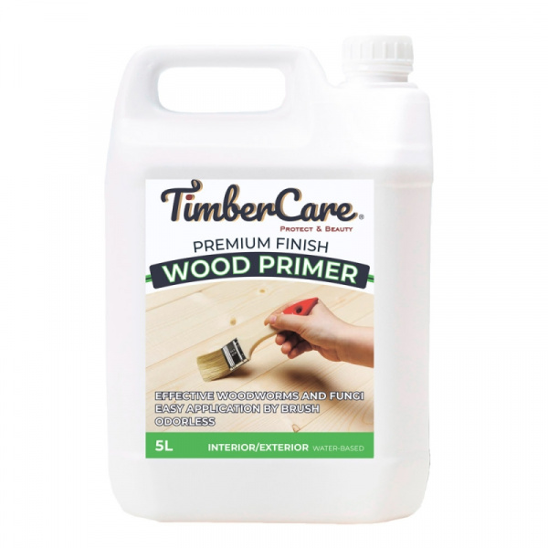 Грунт-пропитка универсальная для древесины TimberCare Wood Primer (цвет: прозрачный), канистра 5л