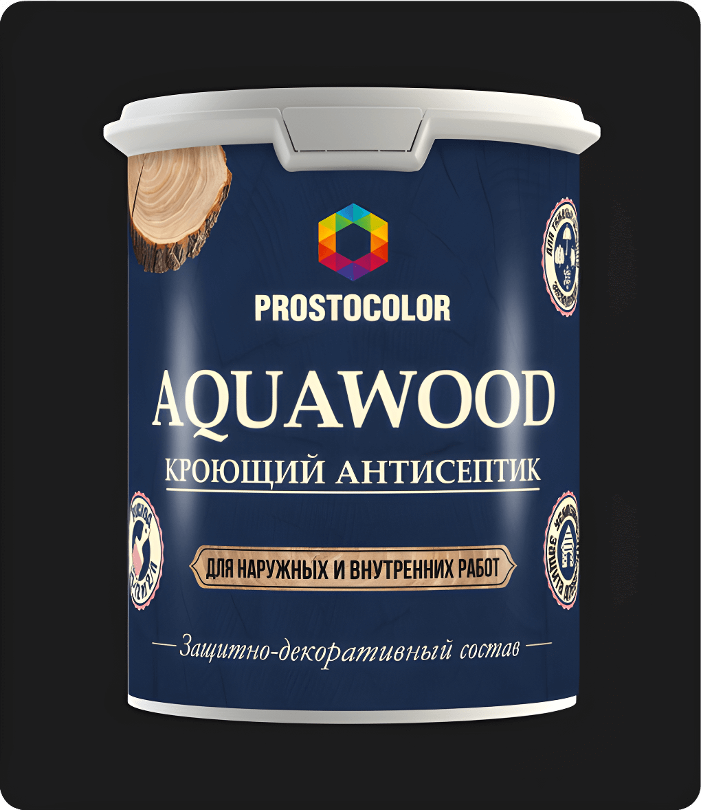 Кроющий антисептик PROSTOCOLOR база С 0,9 л