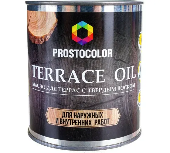 Масло для террас PROSTOCOLOR (бесцветный) 0,75 л 101114