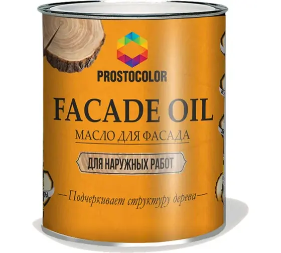 Масло для Фасада PROSTOCOLOR (Бесцветный) 2,2л, шт 101217