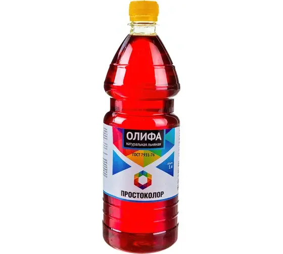 Олифа льняная натуральная PROSTOCOLOR 1 л