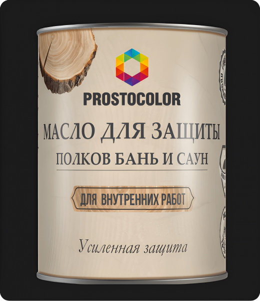 Масло для бань и саун PROSTOCOLOR (метал) 0,75 л
